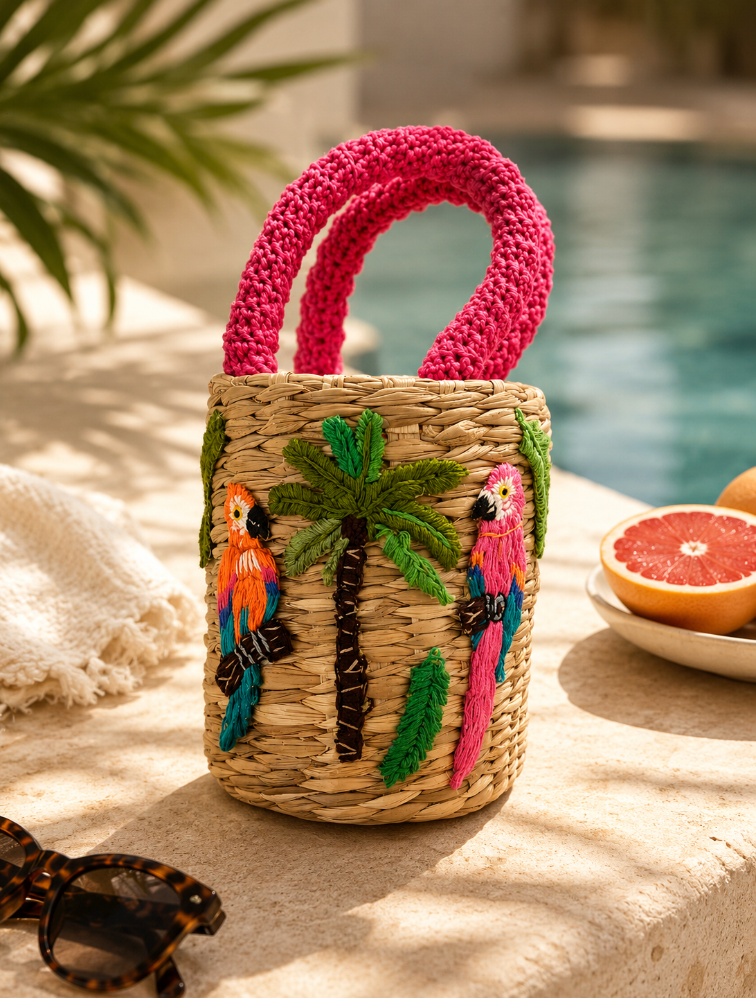 Paraiso Handwoven Bucket Bag
