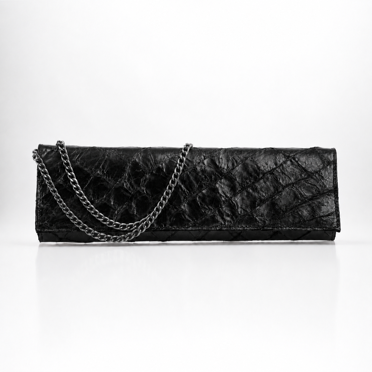 Aurea Pirarucu Leather Clutch