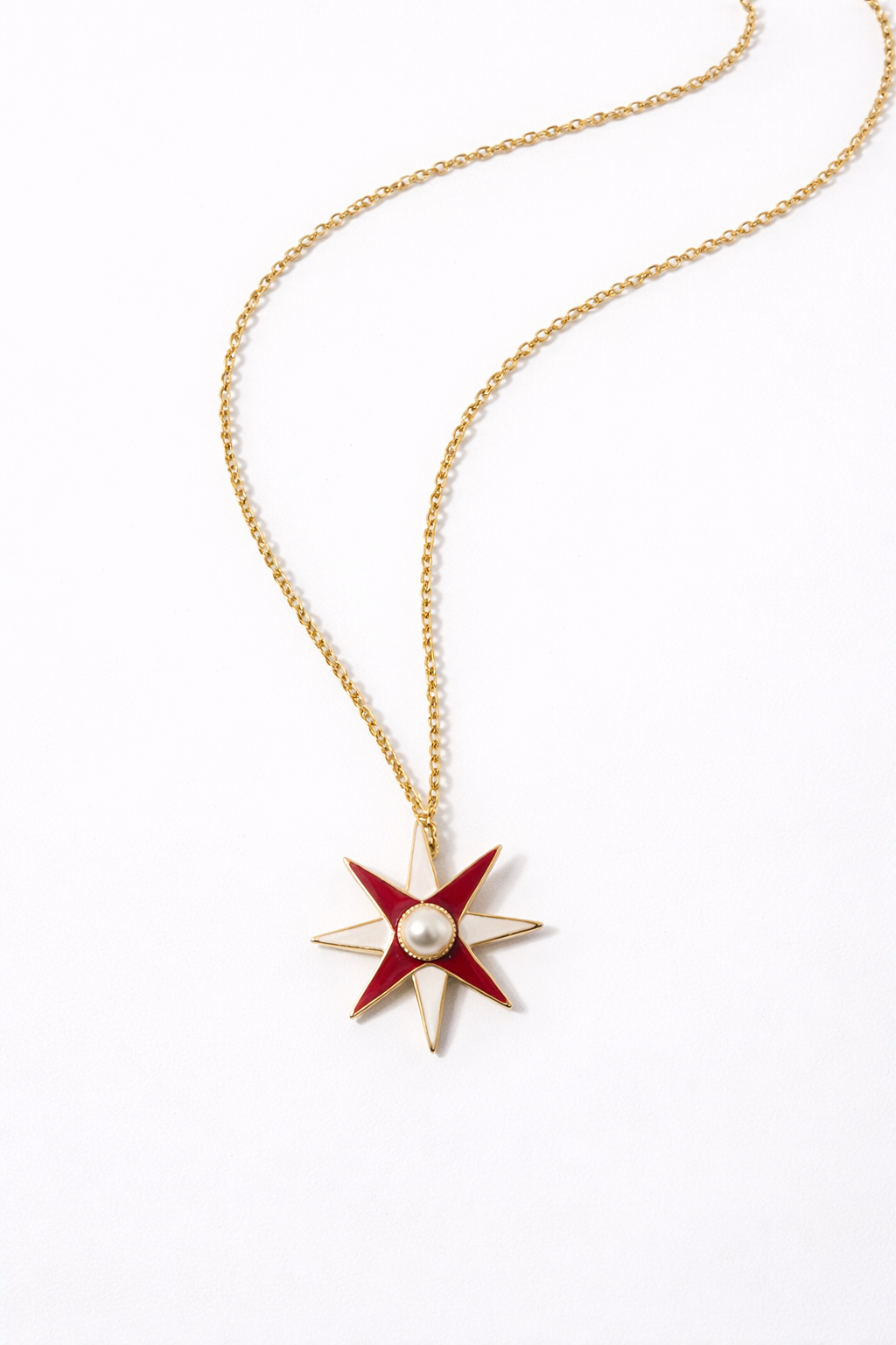 Navy Star Necklace