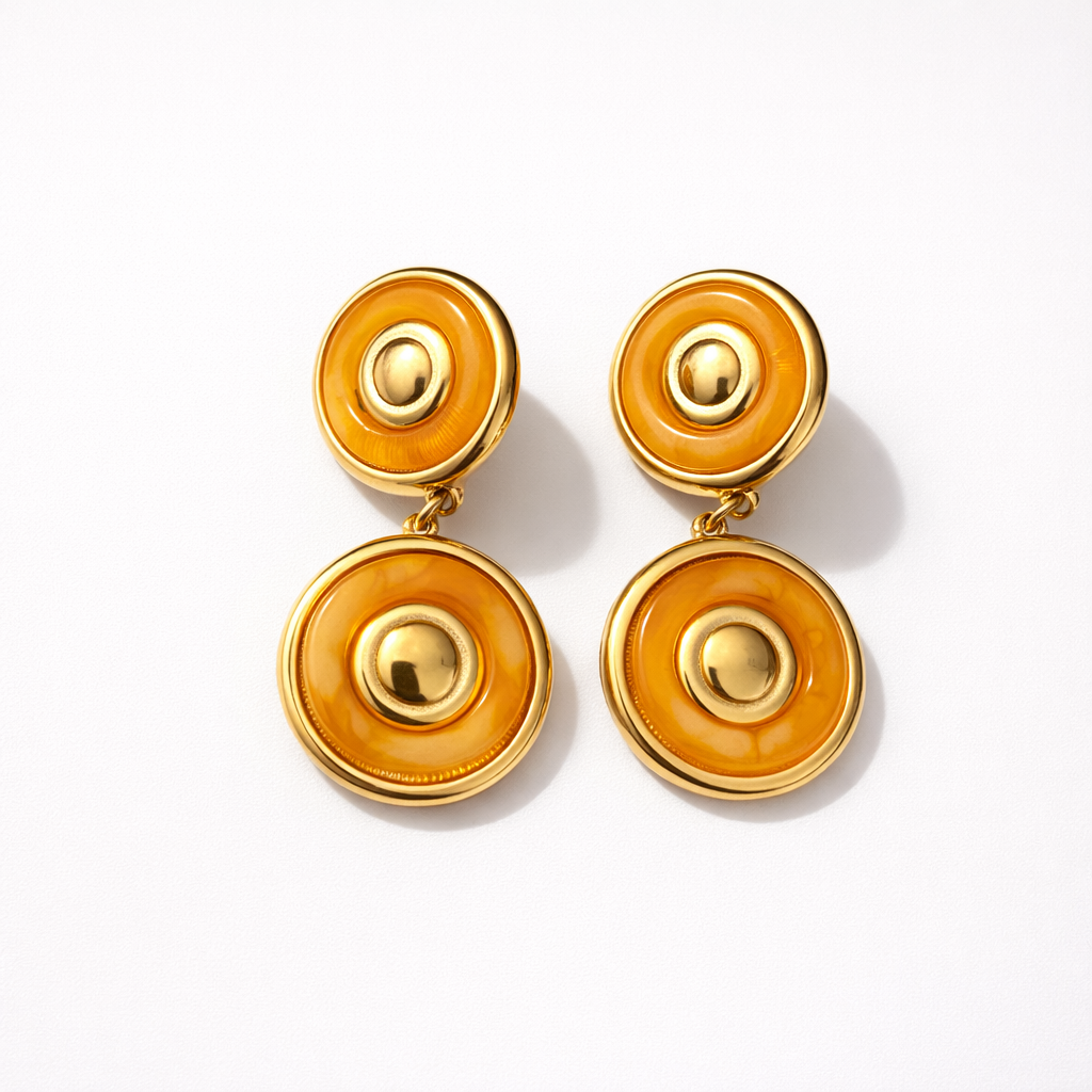 Orbit double clip-on Earrings