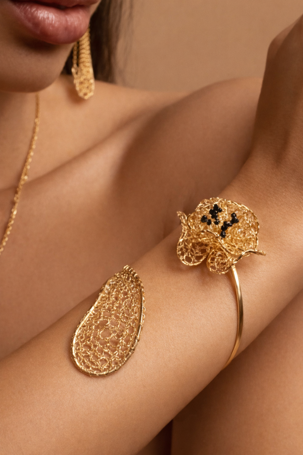Noir Bloom Cuff
