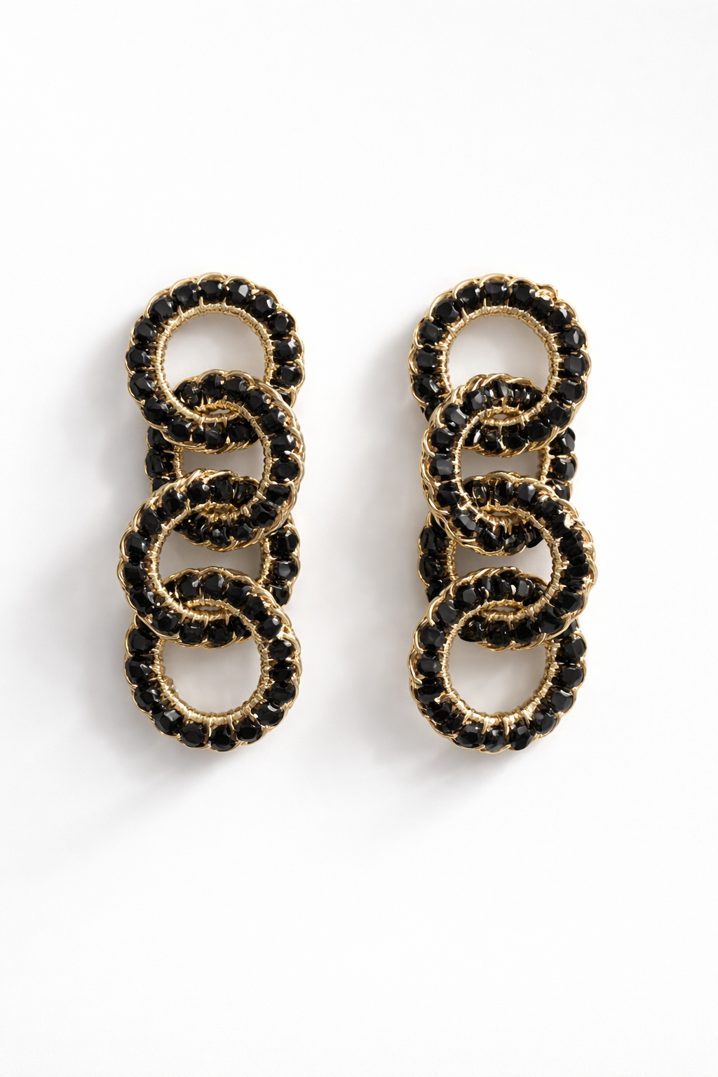 Noir Link Earrings