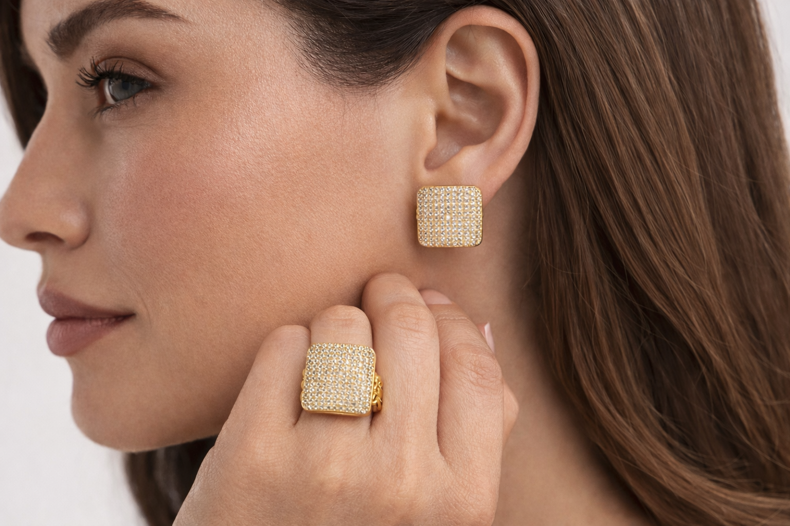 Pavé Square Set