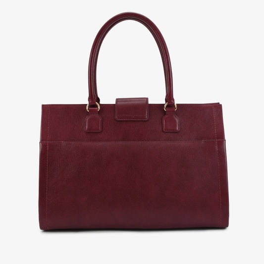 JB Bellagio Satchel Burgundy Royale