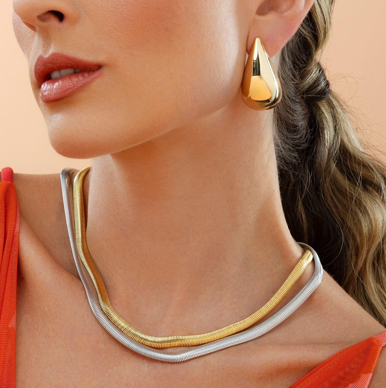 Tear Drop Earrings - Large