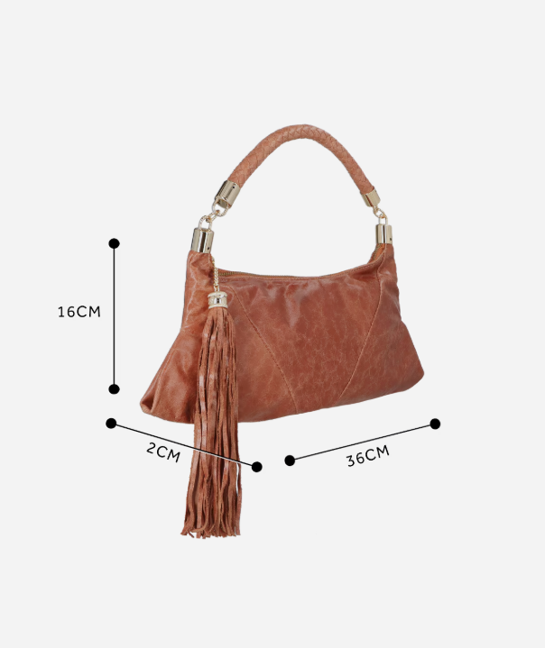 Braided Tassel Hobo by Luiza Barcelos — bag from MK Atelier's Brazilian collection
