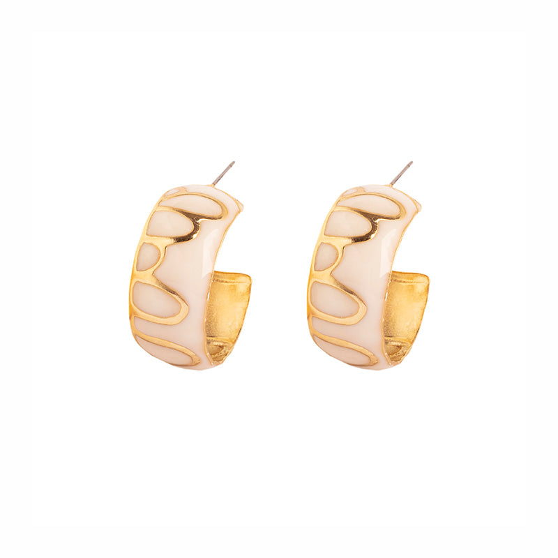 Manaca Hoop Earring