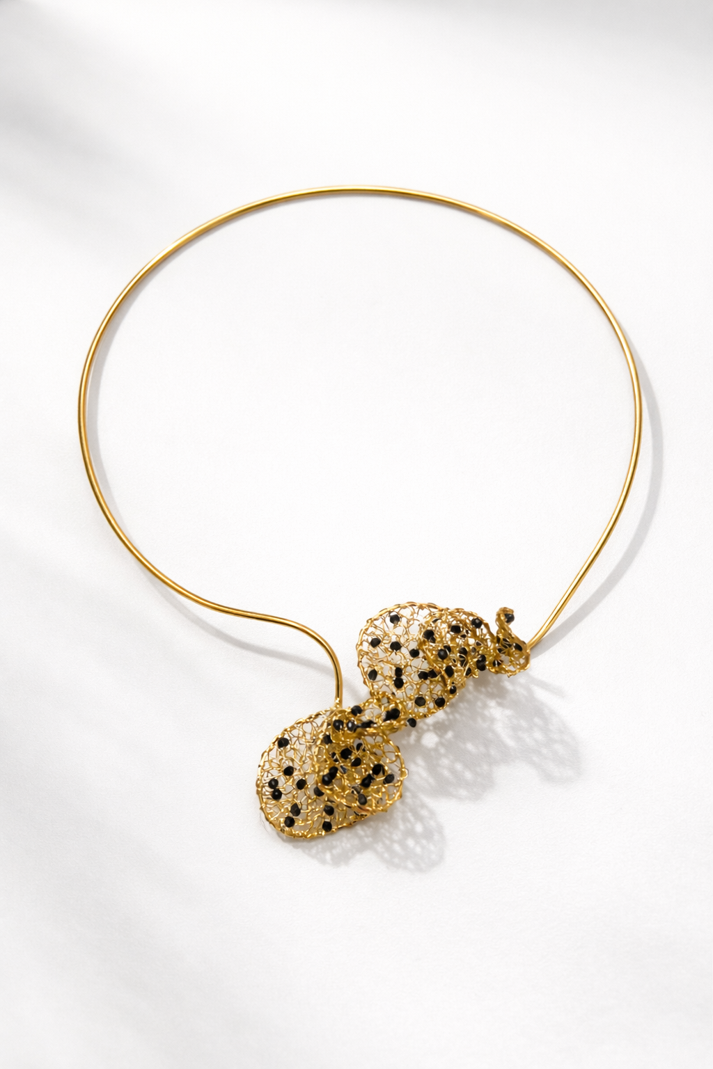 Noir Bloom Statement Choker