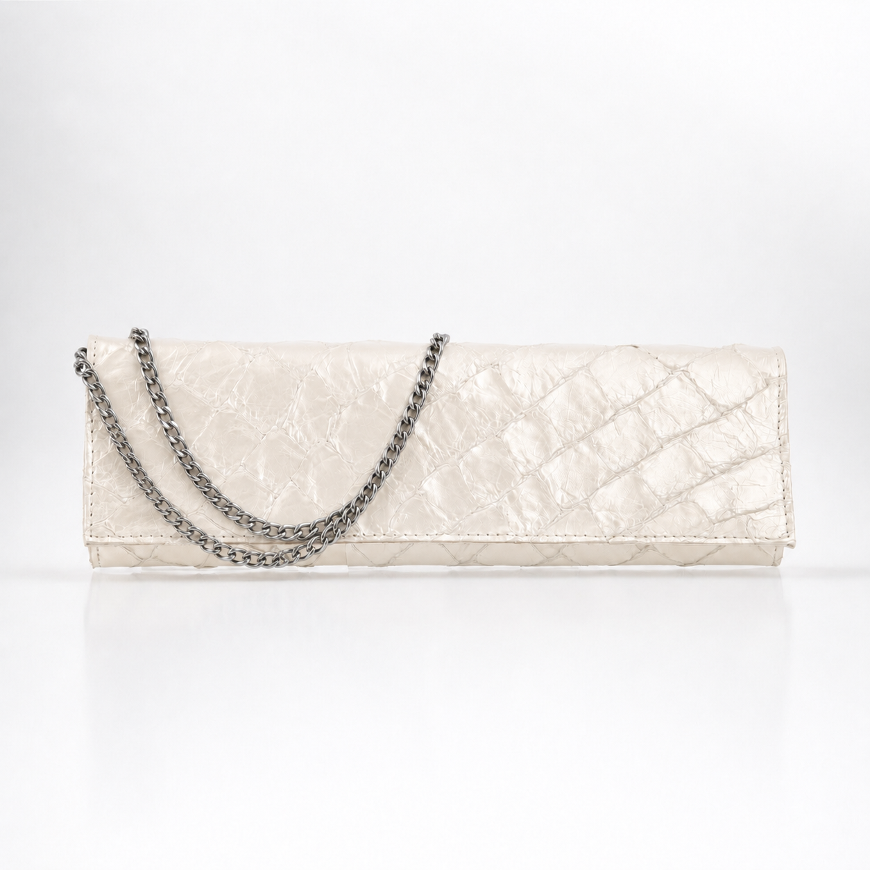 Aurea Pirarucu Leather Clutch