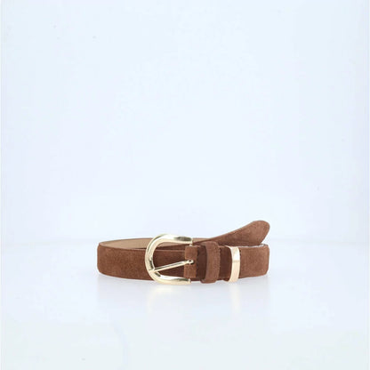 Classic Suede Buckle Belt
