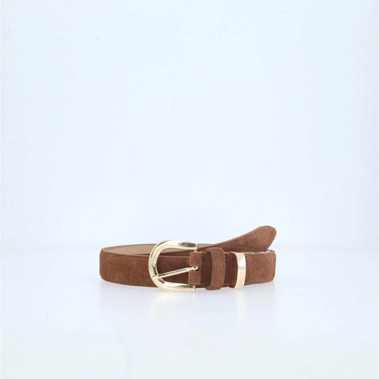 Classic Suede Buckle Belt
