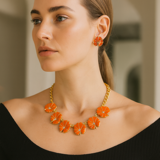 RB Flor de Fogo Earrings