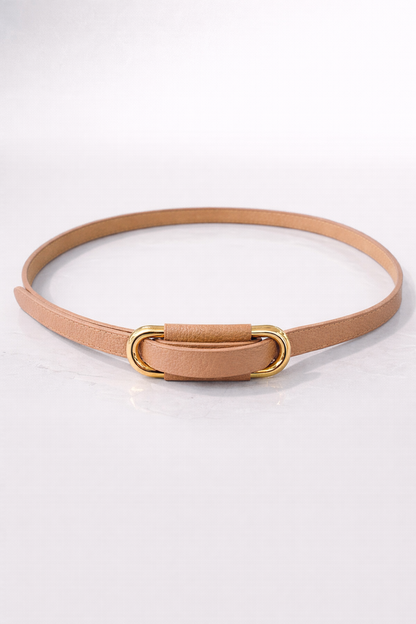 Aureo Loop Leather Belt
