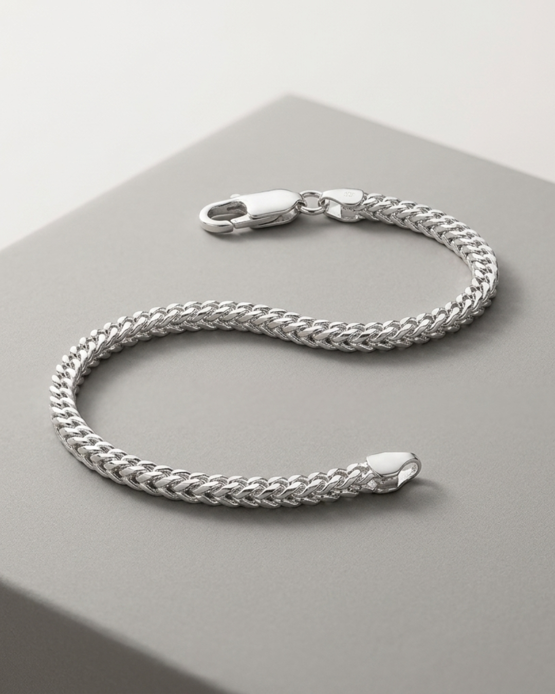 Sterling Wheat Bracelet