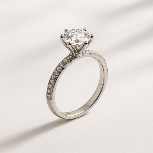 Cathedral Halo Solitaire