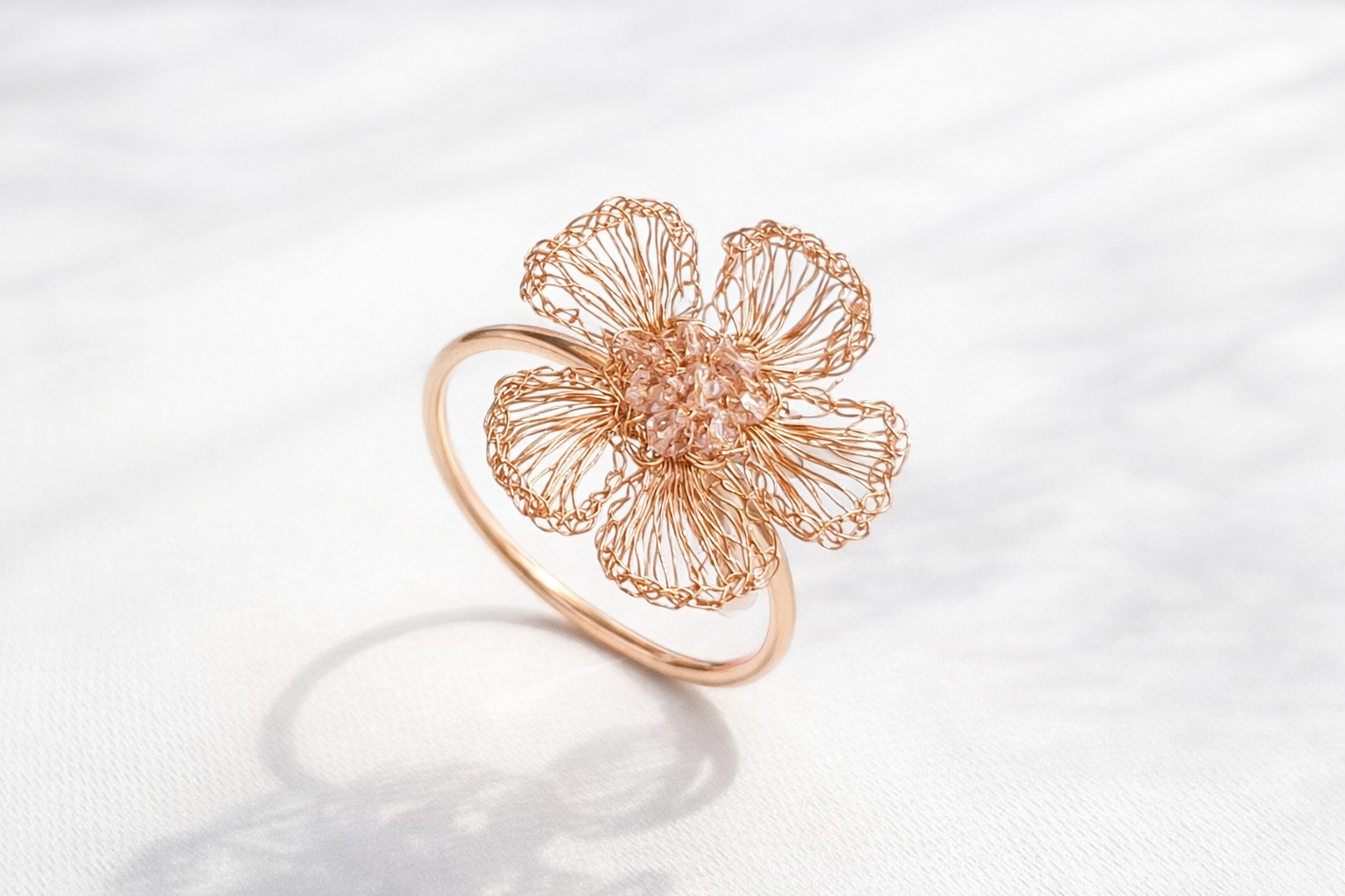 Floral Interlace Ring