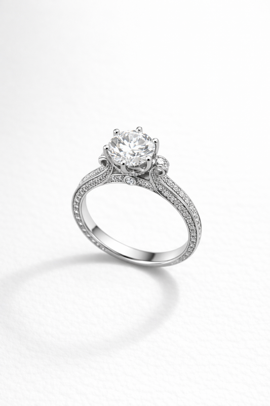 Cathedral Halo Solitaire