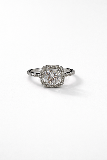 Lumera Halo Cushion Ring