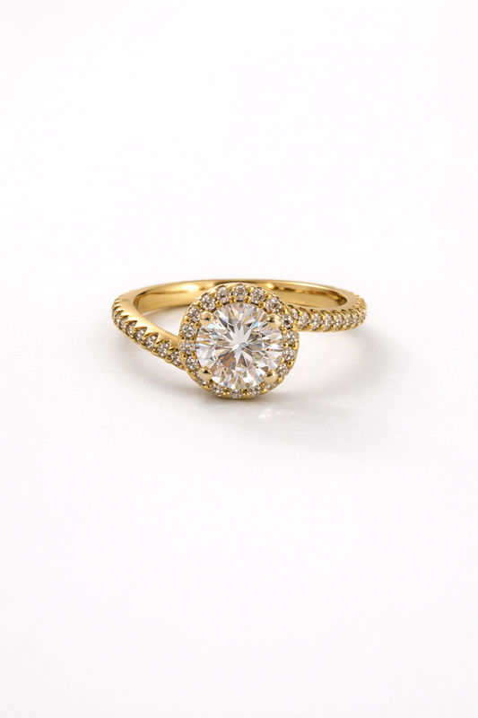 Lumera Aureate Halo Ring