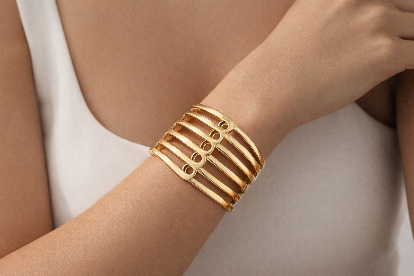 Interlace Cuff Bracelet