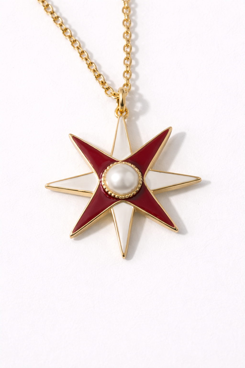 Navy Star Necklace