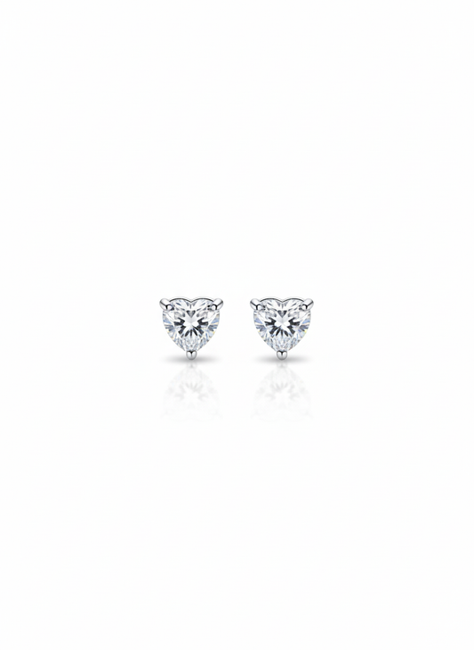 Amora Moissanite Studs