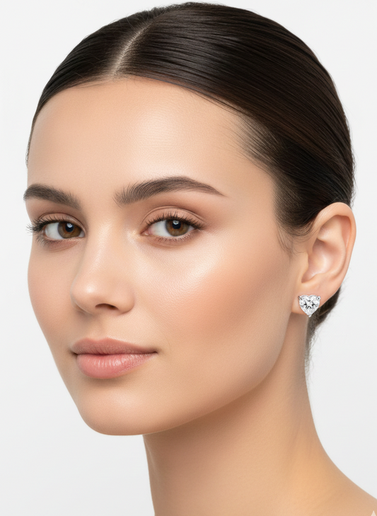 Amora Moissanite Studs