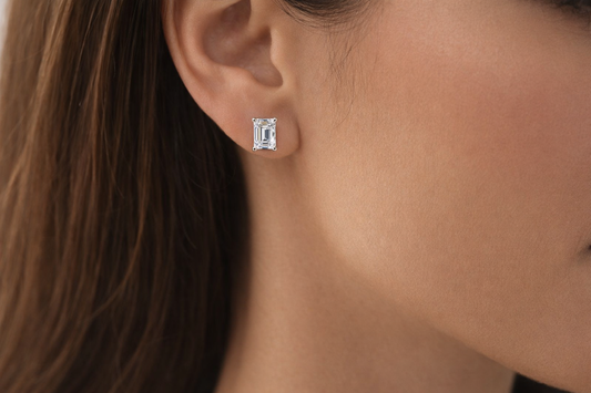 Axis Emerald Studs