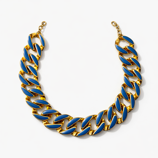 Navy Riviera Necklace