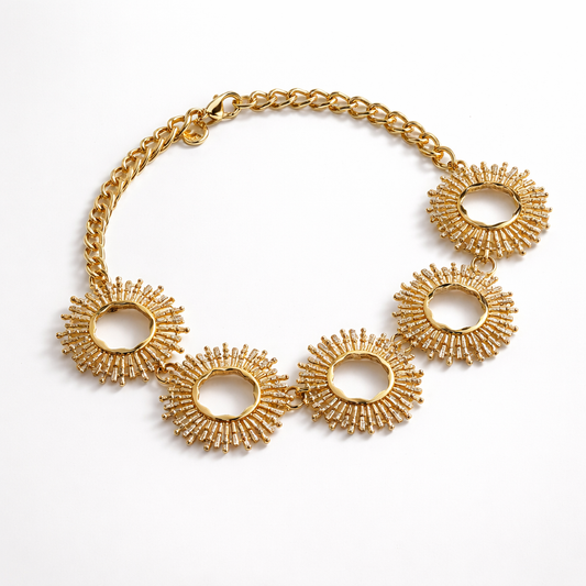 Radiant Sun Collar Necklace
