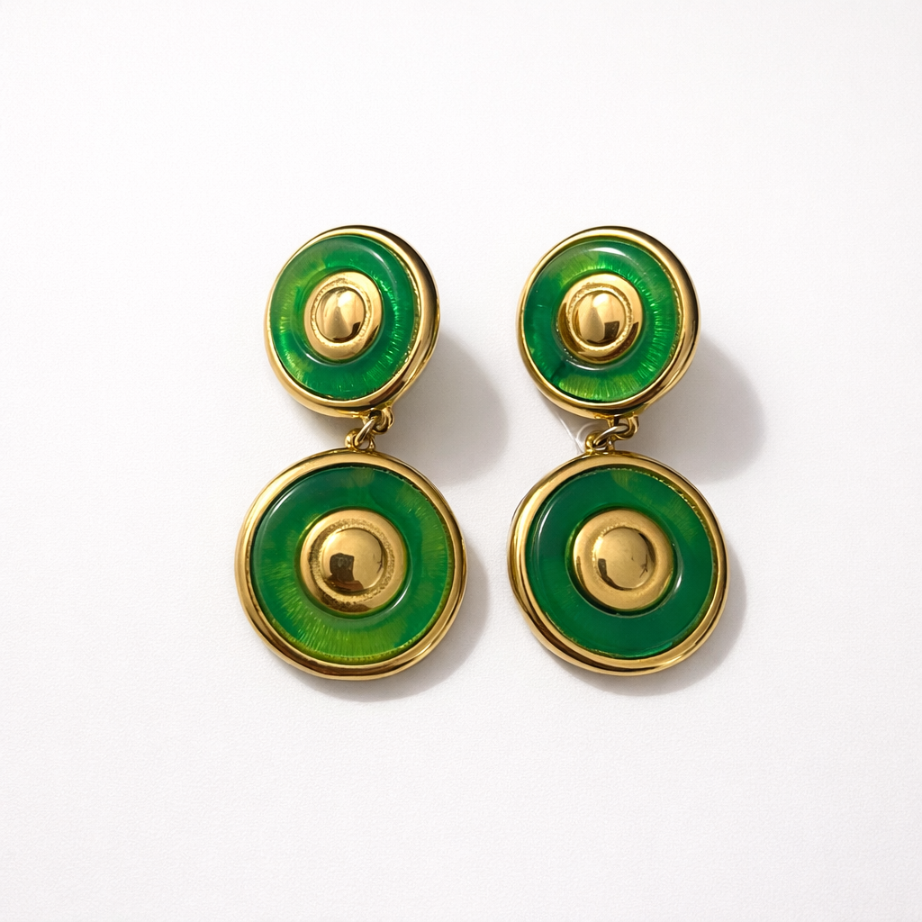 Orbit double clip-on Earrings