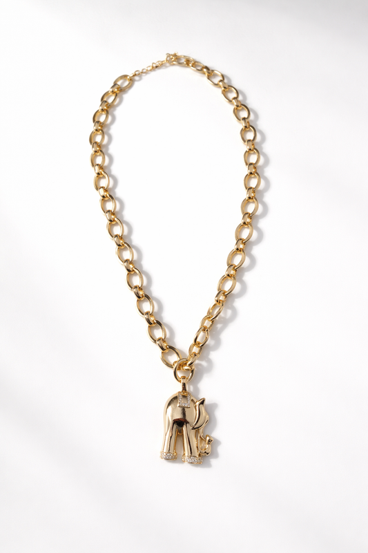 Savana Elephant Necklace