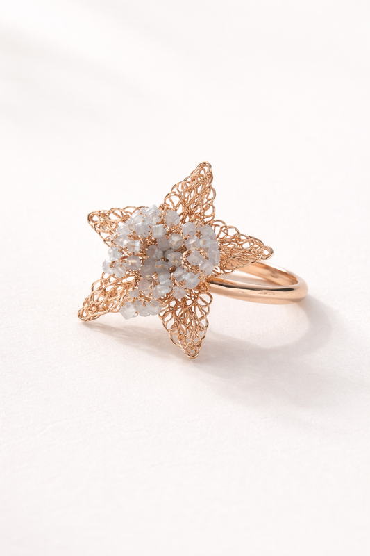 Lattice Bloom Ring