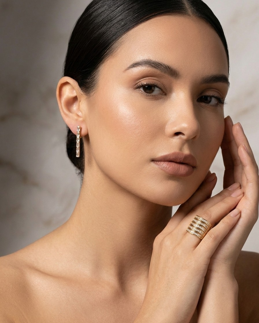 Eterna Linear Radiance Earrings