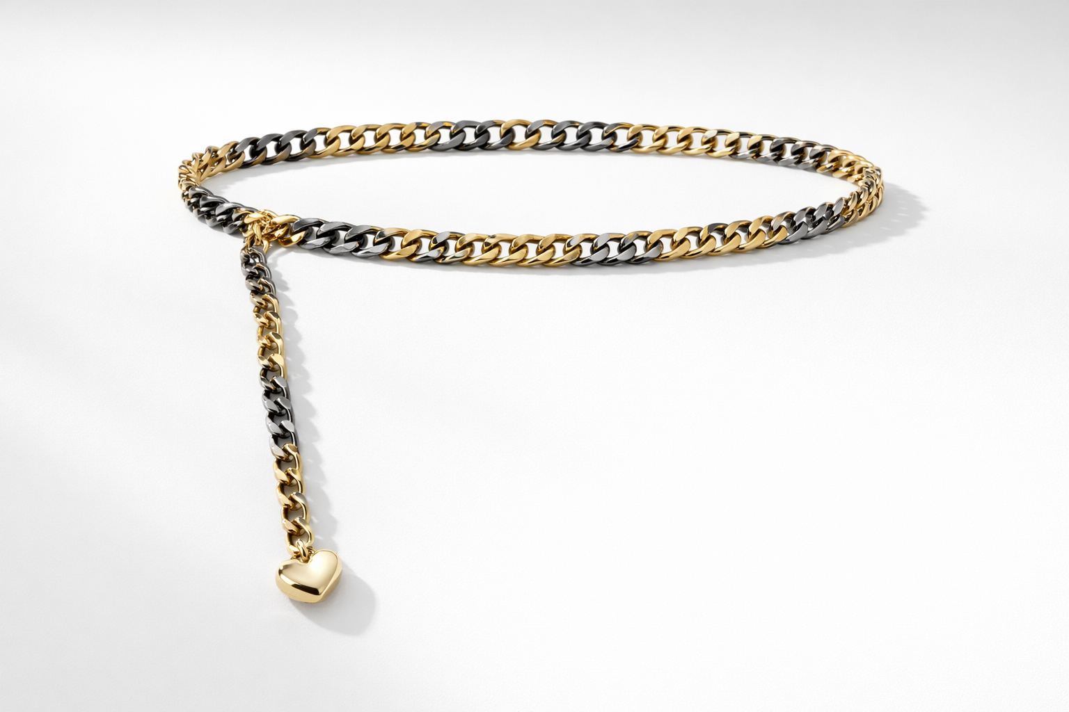 Duality Heart Chain Belt