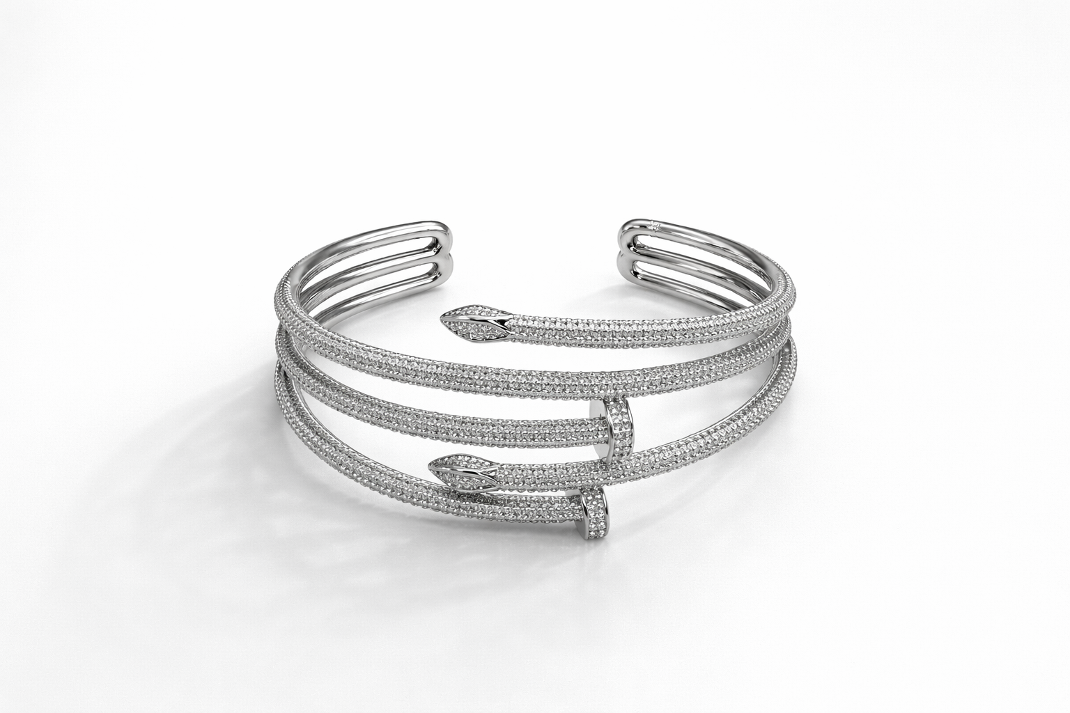 Avery Nail Pavé Cuff