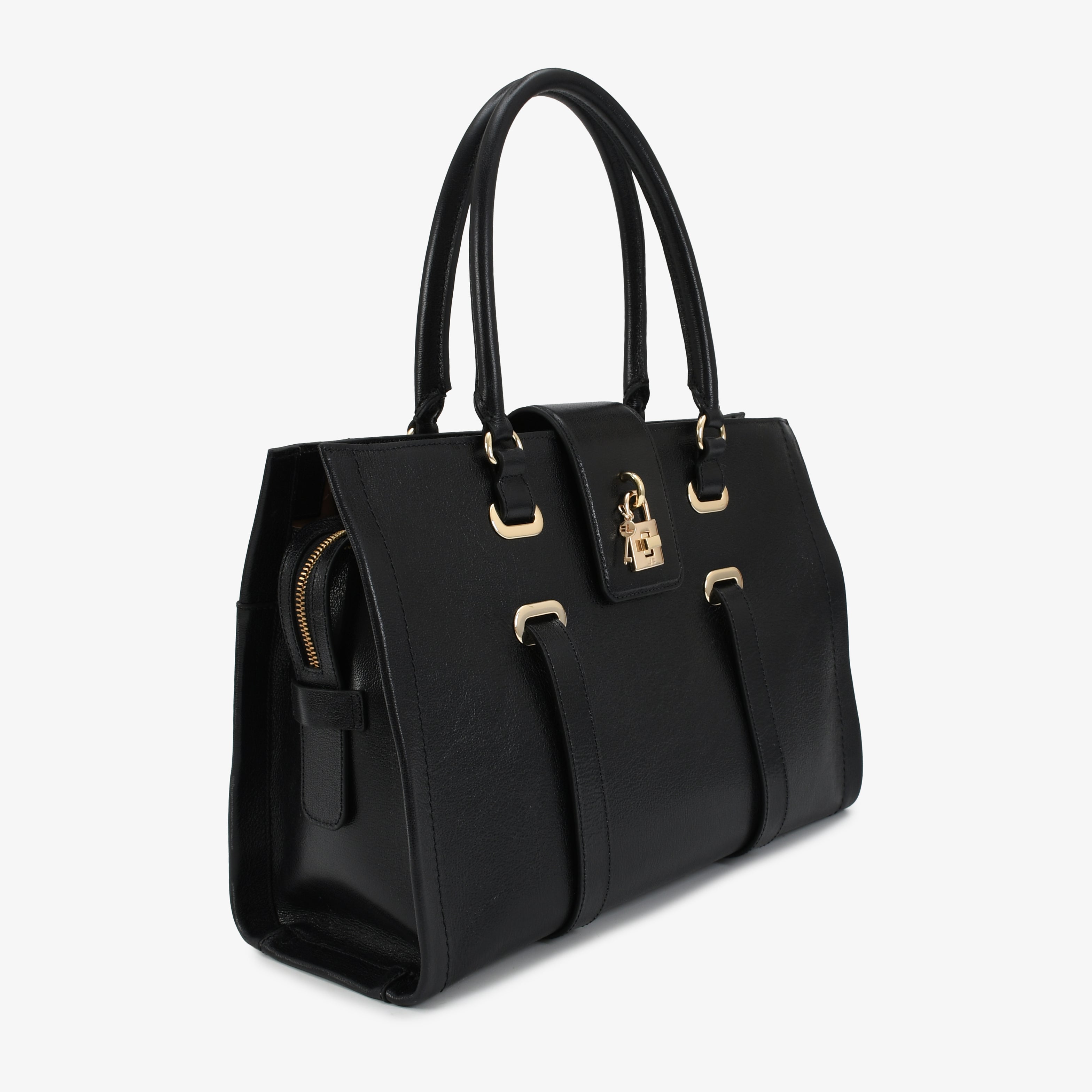 JB Bellagio Satchel Jet Noir