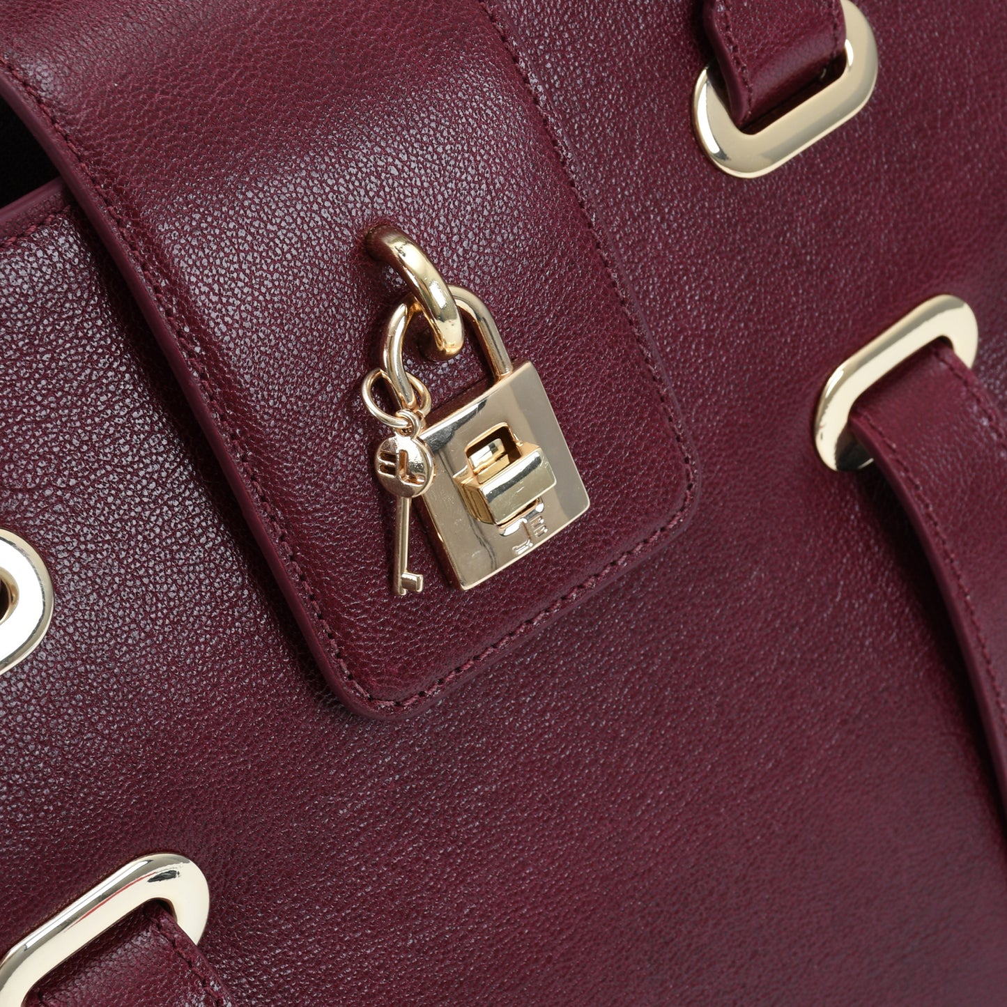 JB Bellagio Satchel Burgundy Royale