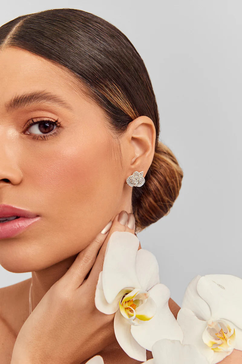 Orquidea Cravejada Earrings