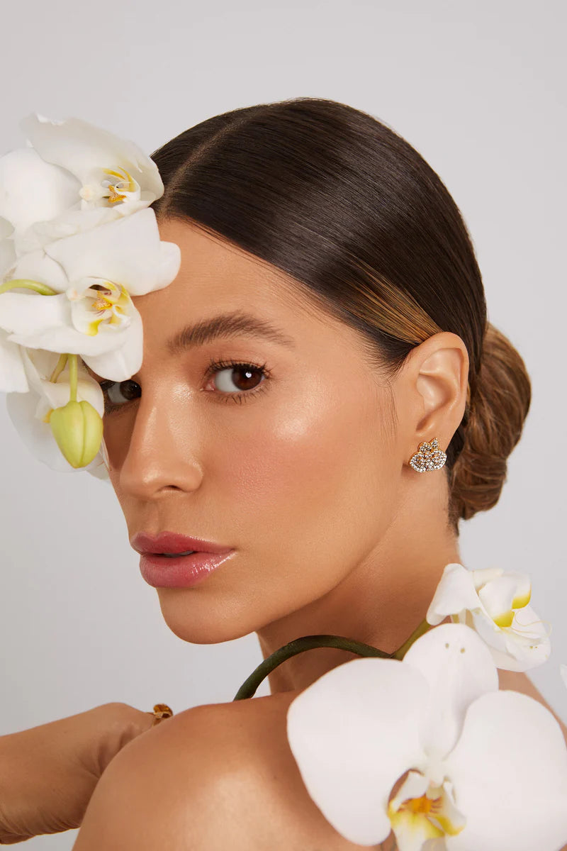 Orquidea Cravejada Earrings