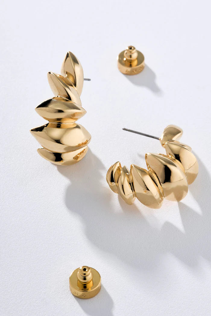Trama Hoop Earrings