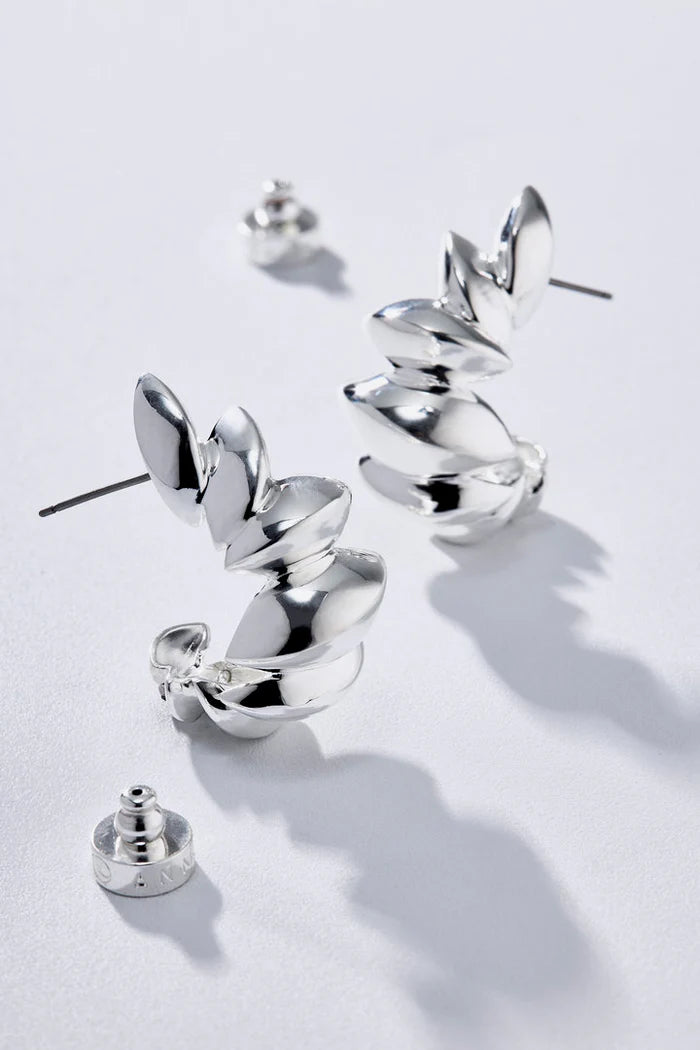 Trama Hoop Earrings