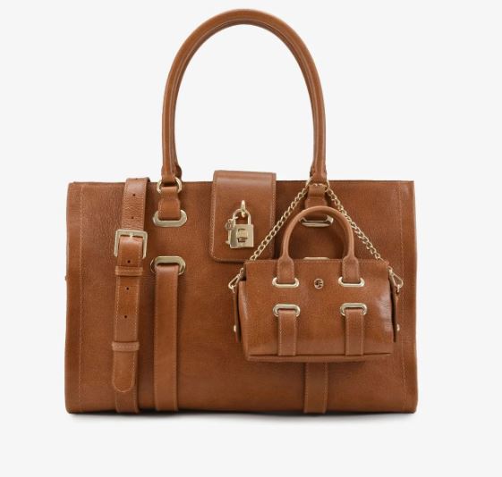 JB Bellagio Satchel Cognac