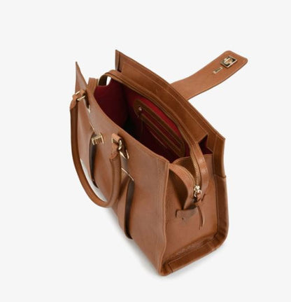 JB Bellagio Satchel Cognac
